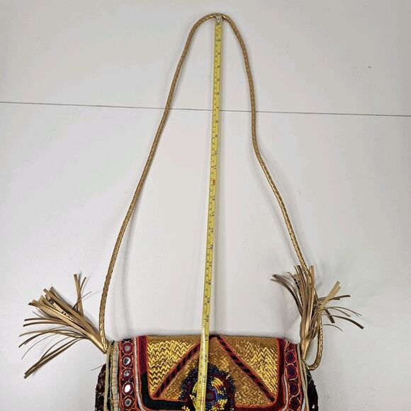 Vintage Tribal Banjara Indian Handmade Ethnic Women Purse Designer Shoulder Bag - Picture 7 of 11